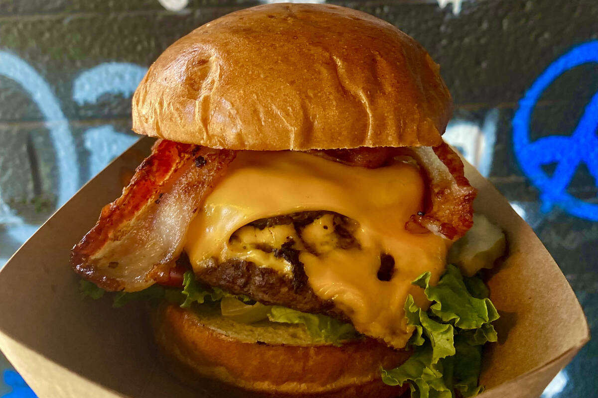 A Water Street Burger from the new Street Burger, a three-story spot on Water Street in the Hen ...