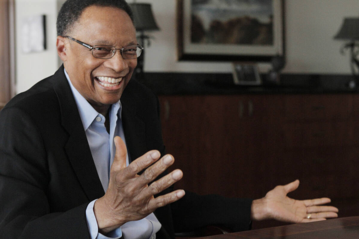 FILE - Jazz pianist and composer Ramsey Lewis describes his composing methods during an intervi ...