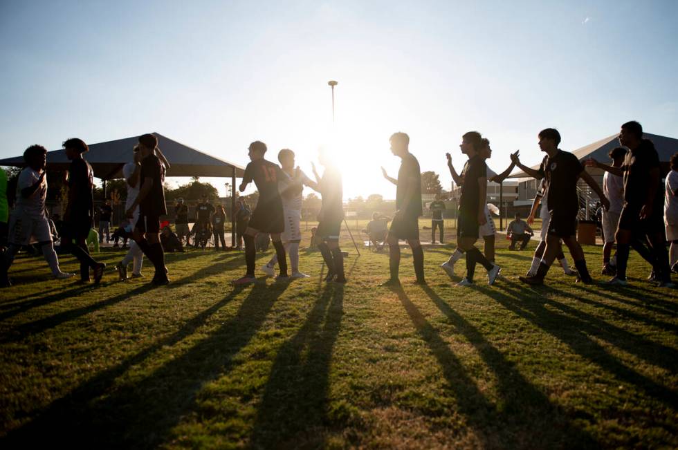 Eldorado beat Chaparral 3-2 at Chaparral High School on Wednesday, Sept. 14, 2022, in Las Vegas ...