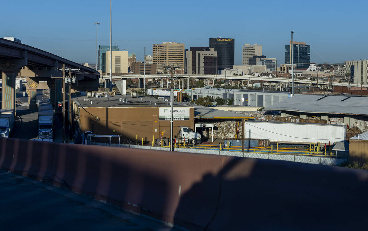 Daylight comes along about Downtown on Friday, Sept. 16, 2022, in El Paso. (L.E. Baskow/Las Veg ...