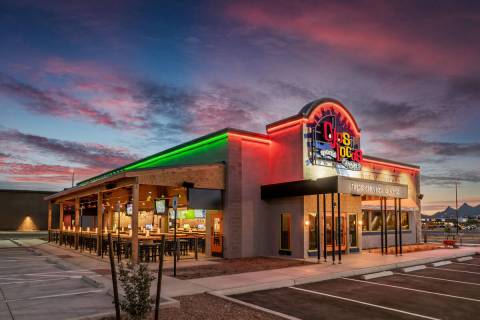 The exterior of the Ojos Locos Sports Cantina in Tucson, Ariz. The company is partnering with L ...