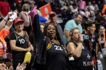 Las Vegas Aces remain positive after their team lost Game 3 of a WNBA basketball final series a ...