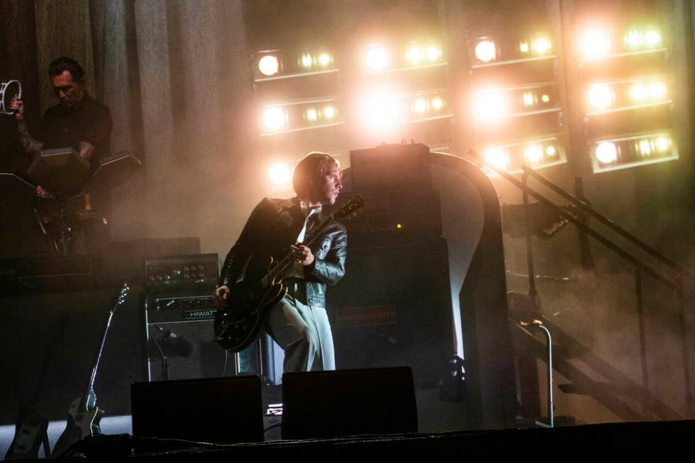 James Cook of the Arctic Monkeys performs during the first day of the Life is Beautiful festiva ...