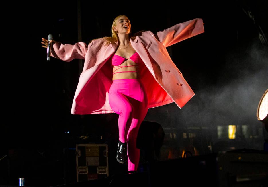 Lorde performs during of the Life is Beautiful festival on Saturday, Sept. 17, 2022, in downtow ...