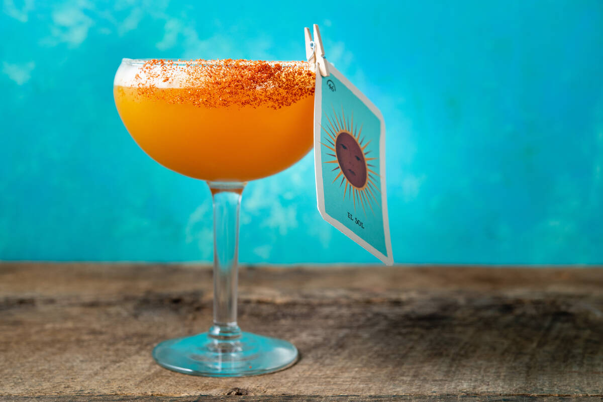 A Mezcalero cocktail from Sol Mexican Cocina, which is scheduled to open this fall in the Forum ...