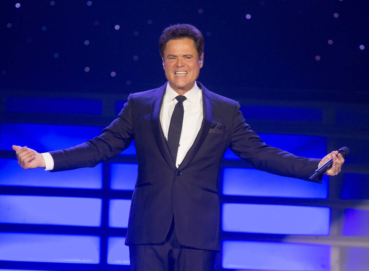 FILE - Donny Osmond performs in concert as Donny and Marie Osmond at the Santander Arena on Tue ...