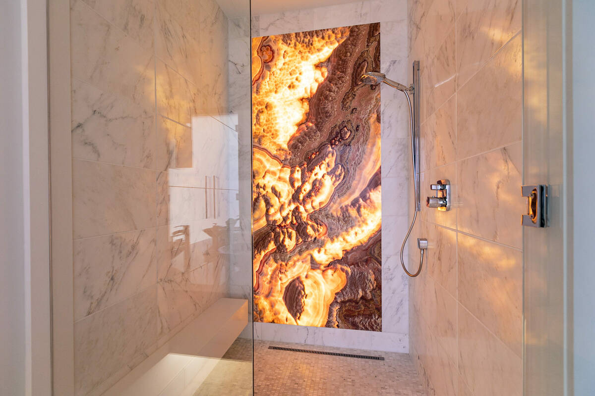 The shower in the master bath. (Coldwell Banker Premier)