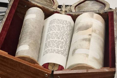 Las Vegas police Friday recovered an ancient Torah stolen from a Strip casino in June. (Metropo ...