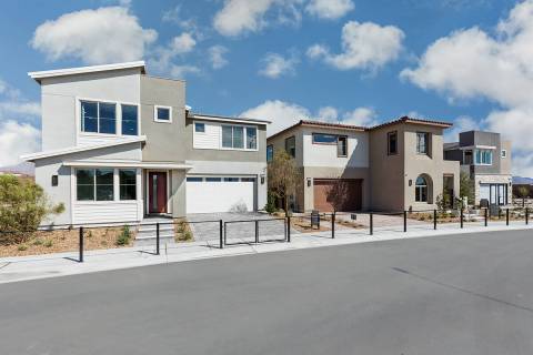 Tri Pointe Homes’ Azure Park community in North Las Vegas opened Oct. 1. This upscale collect ...
