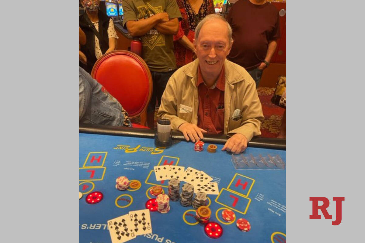 Las Vegas player Robert drew a seven-card straight flush on Pai Gow progressive table Sunday, S ...