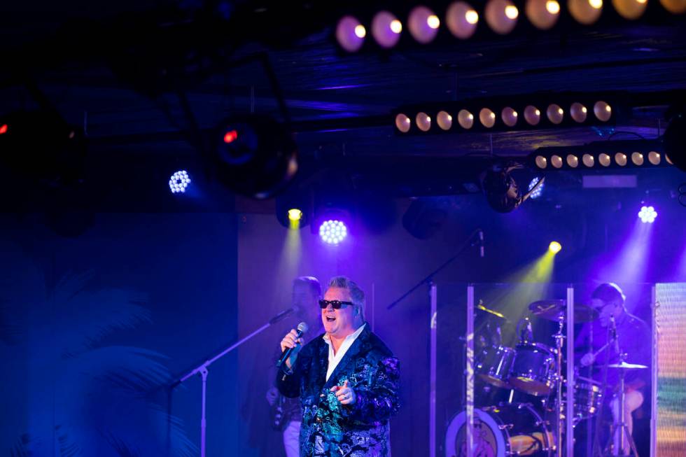 Bobby Rouse of The Docksiders performs during a show at the Rio hotel-casino in Las Vegas, Satu ...