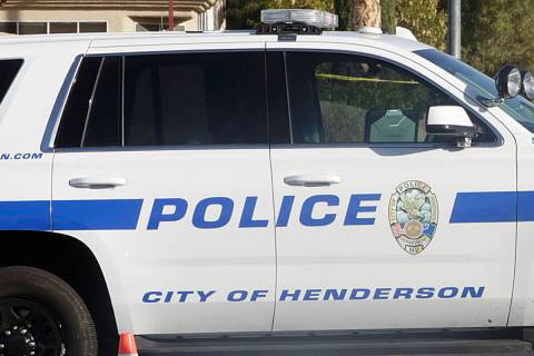 Henderson police car. (Las Vegas Review-Journal, File)