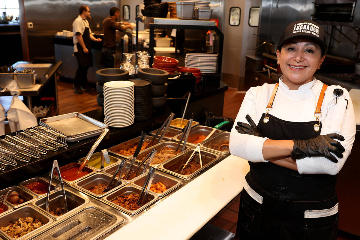 Executive Chef Lorena Telles at El Luchador Mexican Kitchen + Cantina in Henderson Monday, Sept ...