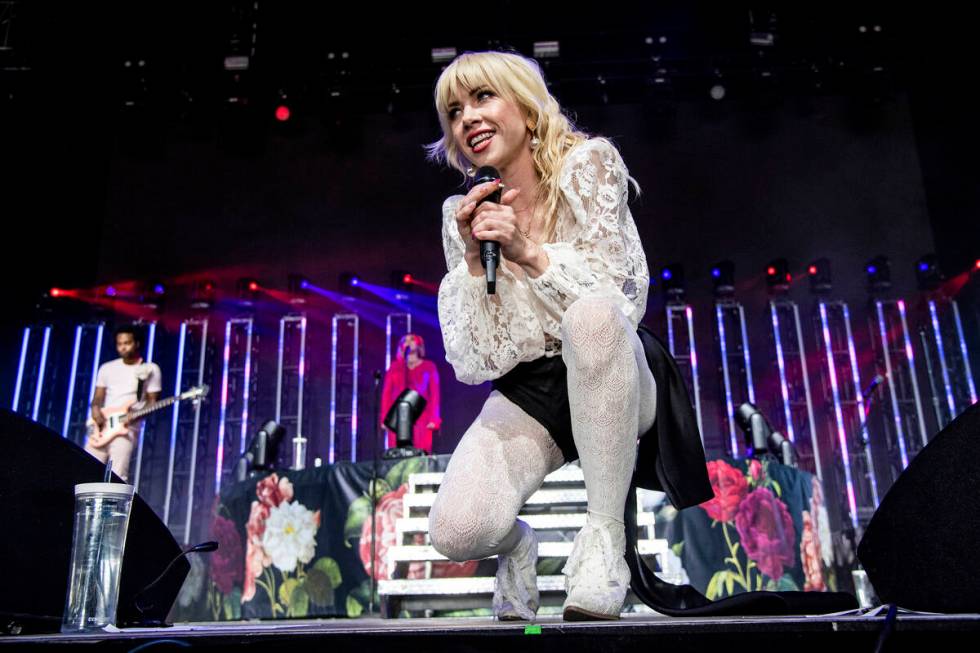 Carly Rae Jepsen performs at the Coachella Music & Arts Festival at the Empire Polo Club on ...