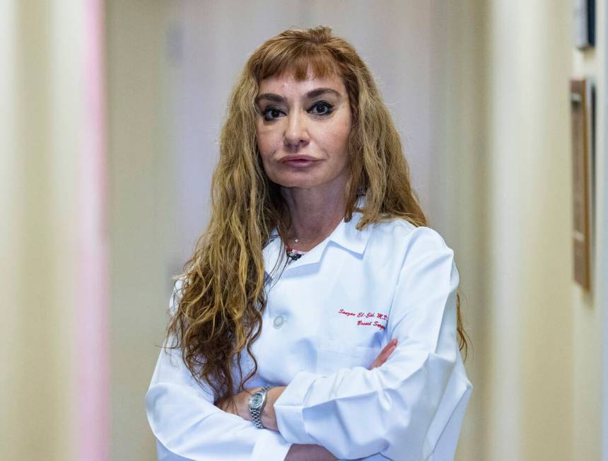 Dr. Souzan El-Eid, a breast surgeon and medical director of the Breast Care Center at Summerlin ...