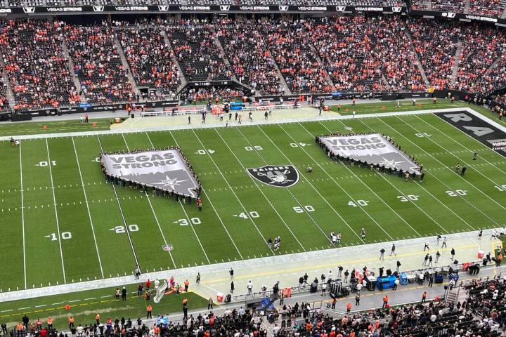 The Raiders put on a remarkable pregame event by honoring the Oct. 1 victims and their families ...