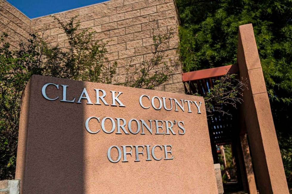 Clark County coroner’s office (Benjamin Hager/Las Vegas Review-Journal) @benjaminhphoto