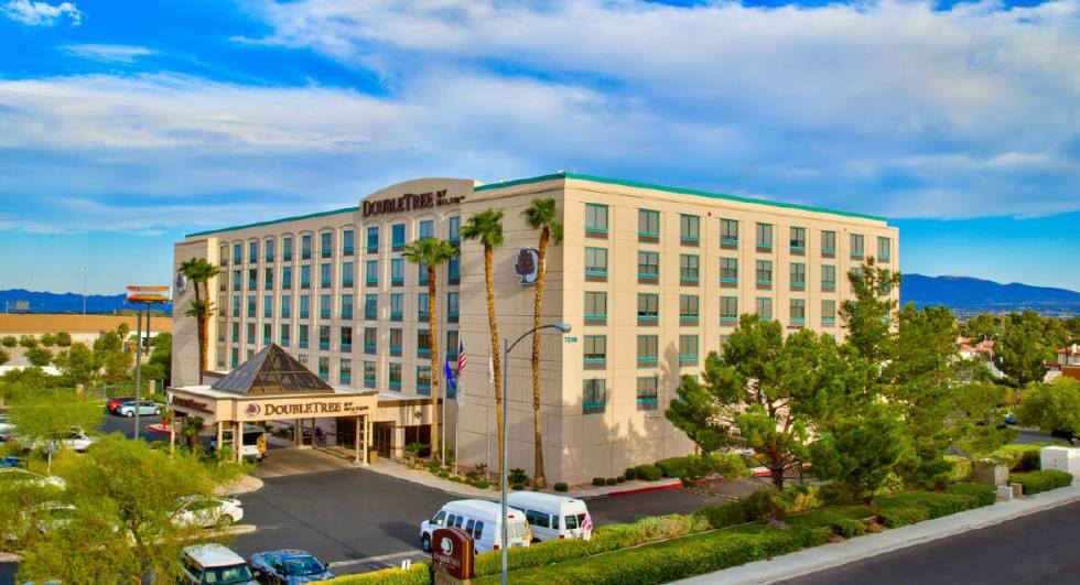 Stonebridge Cos. announced that it purchased DoubleTree by Hilton Las Vegas Airport Hotel, seen ...