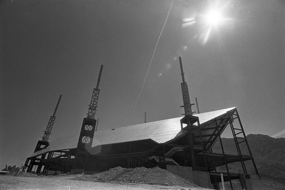 Construction work being done on a Church of Jesus Christ of Latter-Day Saints Temple in July 19 ...