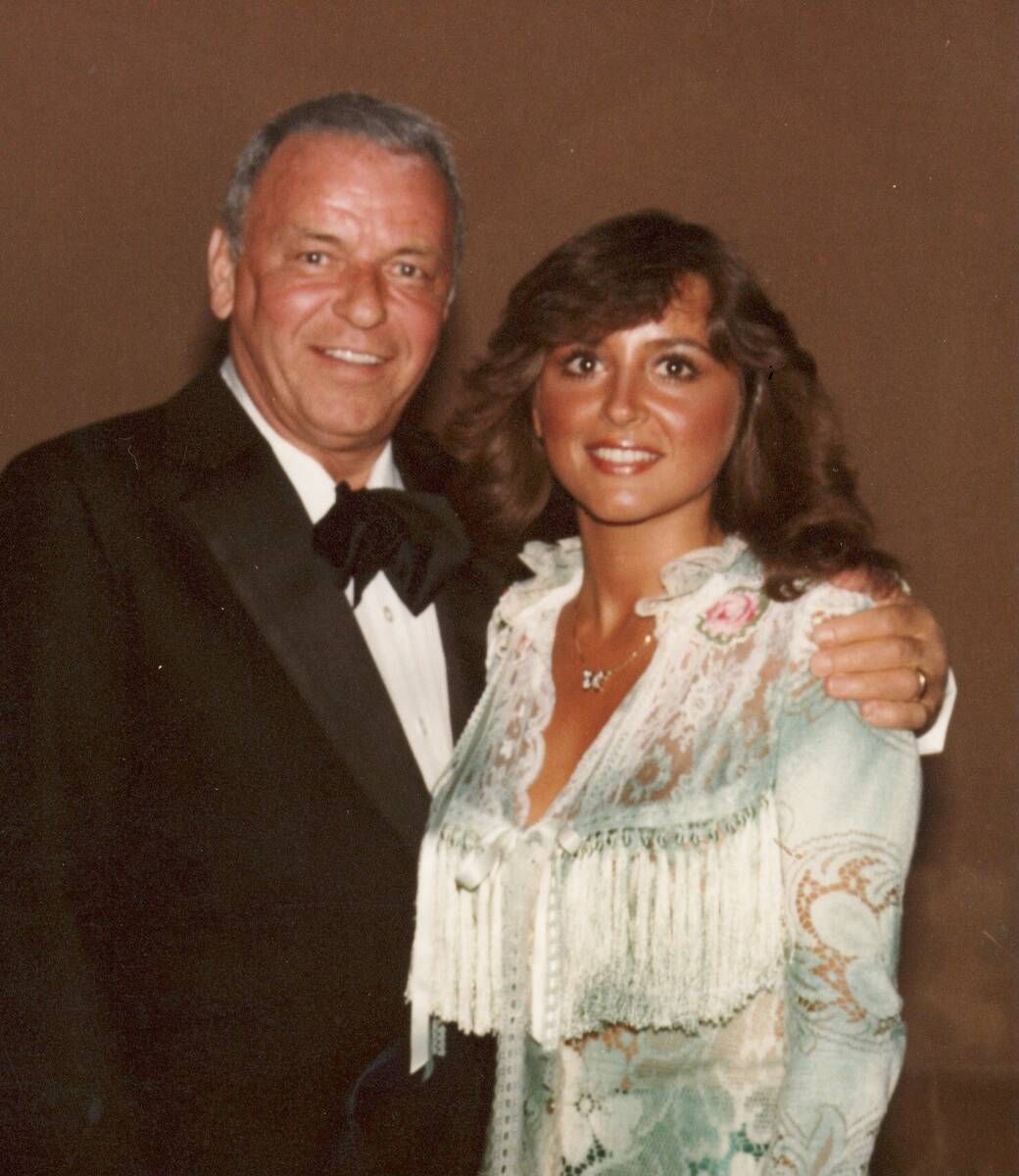 Marlene Ricci is shown with Frank Sinatra in her days opening for the entertainment legend. (Ma ...