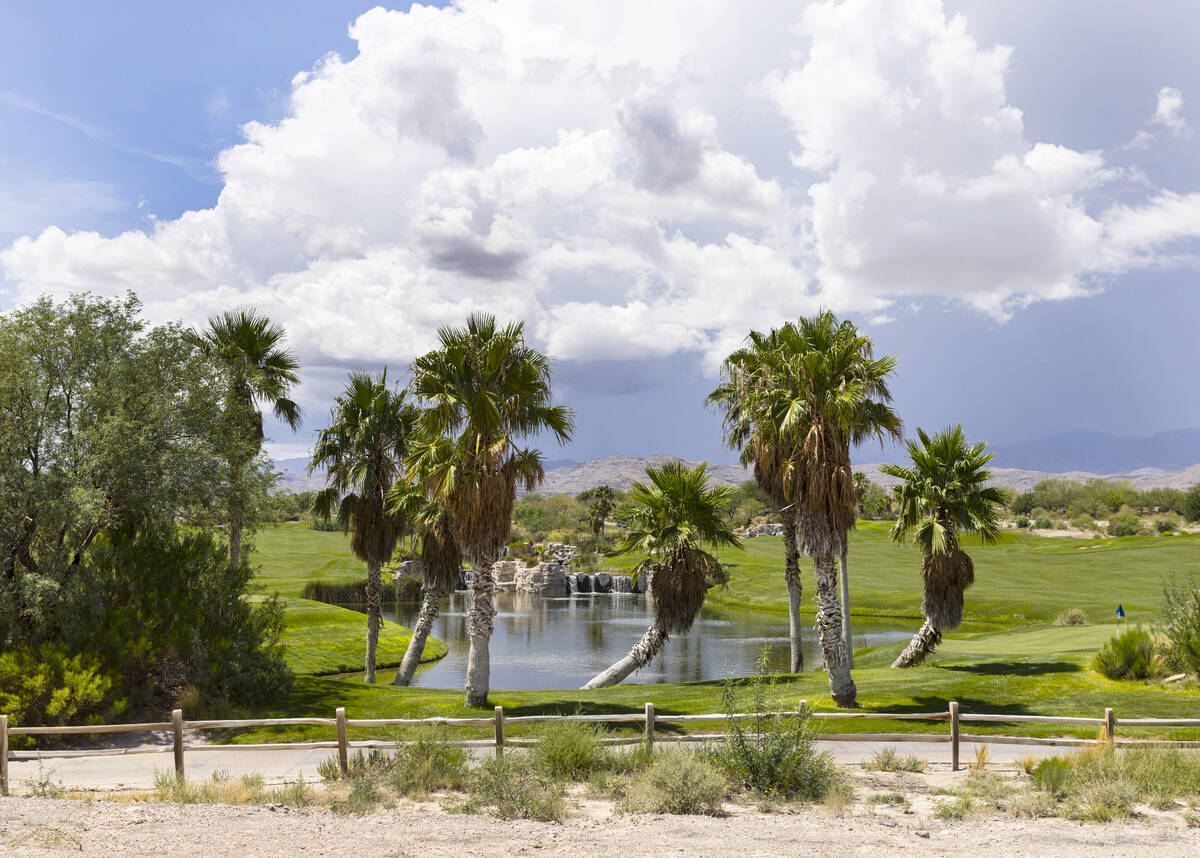 Coyote Springs Golf Club at the intersection of U.S. 93 and State Route 168 is seen on Wednesda ...