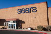 Sears at Meadows Mall in Las Vegas, seen in 2019. (Rachel Aston/Las Vegas Review-Journal)
