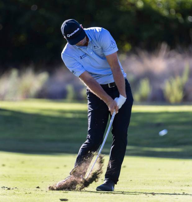 Taylor Montgomery drives to the tenth green during the first round of the Shriners Children's O ...