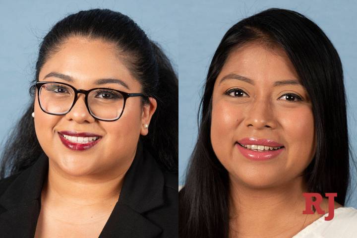 Irene Cepeda, left, and Brenda Zamora, right. (Las Vegas Review-Journal)