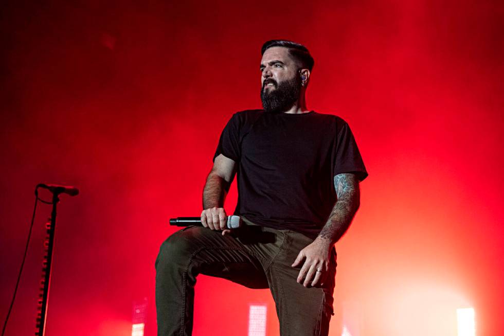 Jerry McKinnon of A Day to Remember performs at Inkcarceration Music and Tattoo Festival on Sat ...
