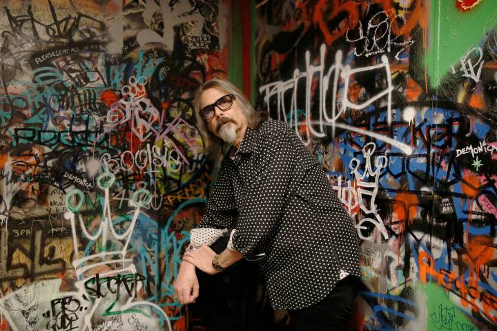 P Moss poses for photo in his bar on Wednesday, May 9, 2018, in Las Vegas. (Bizuayehu Tesfaye/L ...