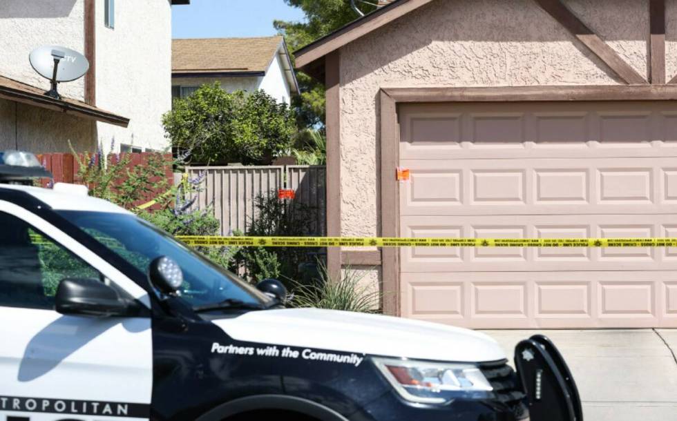 The home of Las Vegas Review-Journal reporter Jeff German, who was found dead with stab wounds ...