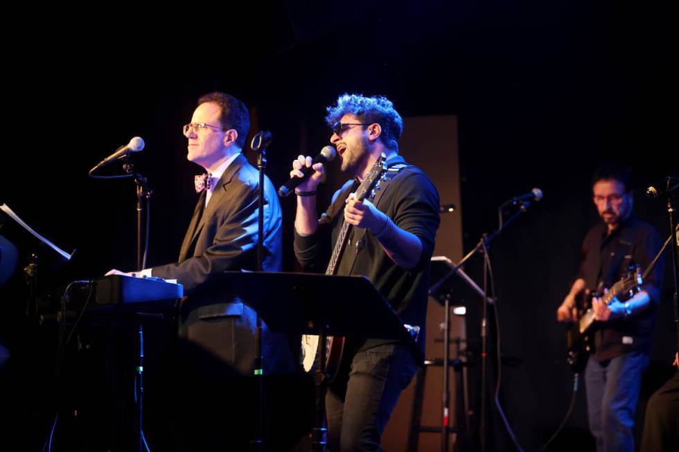 Vincent John of the Bronx Wanderers during a birthday party benefit for columnist John Katsilom ...