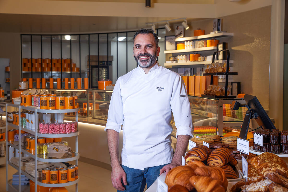 French pastry chef Dominique Ansel at his new bakery in Caesars Palace in Las Vegas, Monday, Oc ...