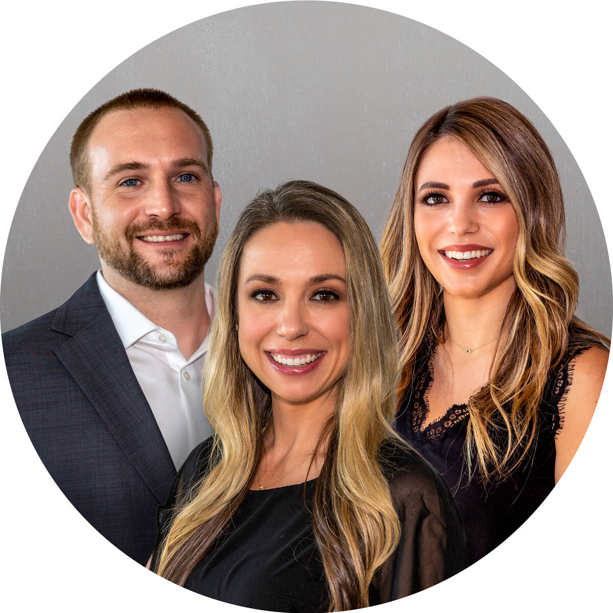 The Tri Pointe Homes online sales team includes from left, Josh Selleck, Shannon Marler and Par ...