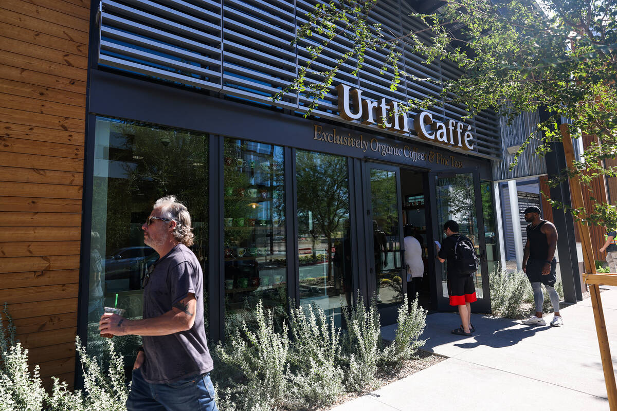 Urth Cafe at UnCommons, a mixed-use project, in Las Vegas, Tuesday, Oct. 18, 2022. (Rachel Asto ...