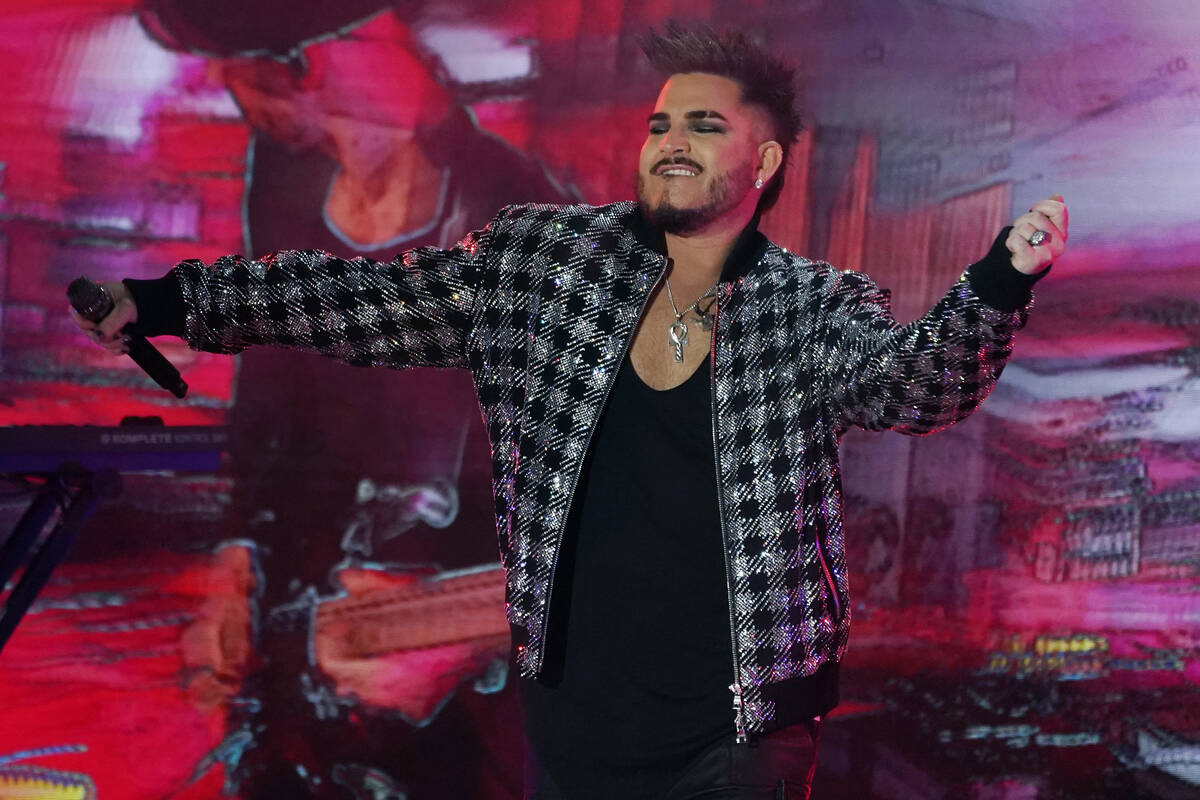 Adam Lambert performs during the 2021 Global Citizen Live event, Saturday, Sept. 25, 2021, at t ...