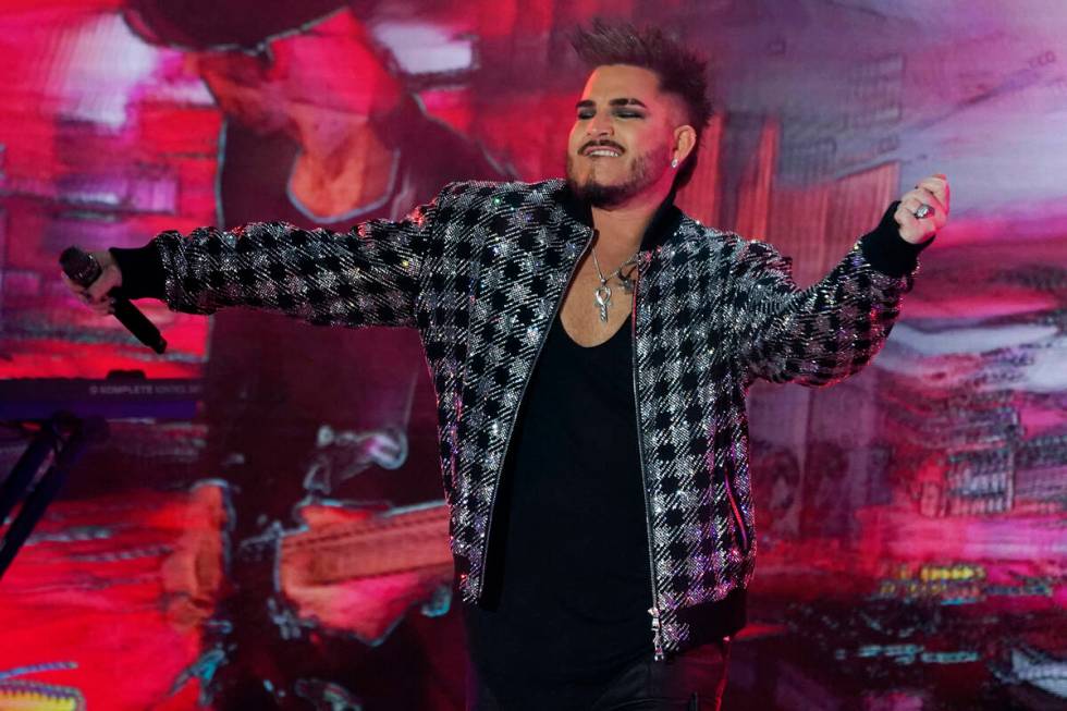 Adam Lambert performs during the 2021 Global Citizen Live event, Saturday, Sept. 25, 2021, at t ...