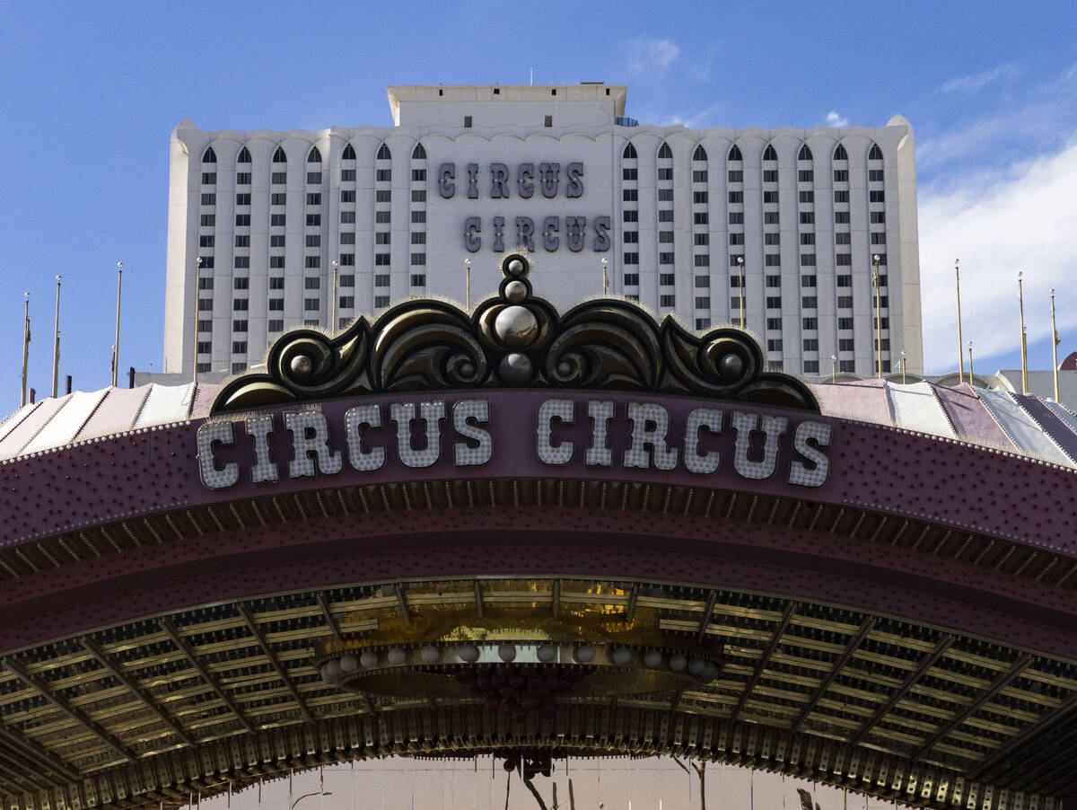 Circus Circus is seen, on Thursday, Oct. 20, 2022, in Las Vegas. (Bizuayehu Tesfaye Las Vegas R ...