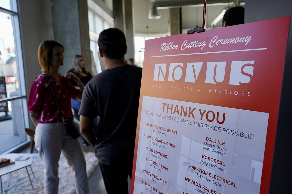 NOVUS Architecture, a locally owned architecture and design firm, celebrated its relocation int ...