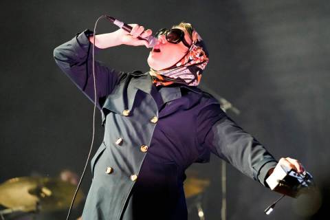 Gerard Way of My Chemical Romance performs on day one of Riot Fest on Friday, Sept. 16, 2022, a ...