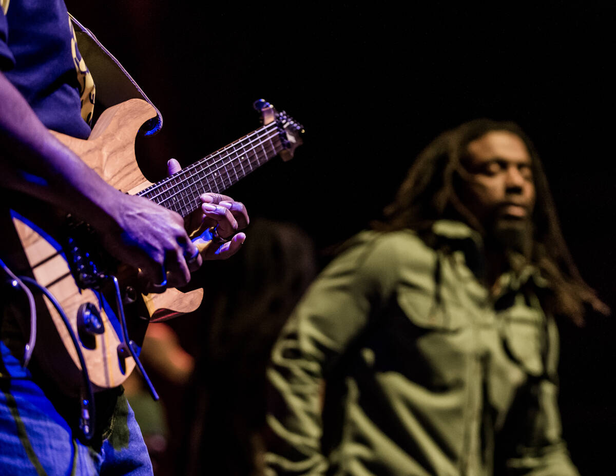 The Wailers perform at Brooklyn Bowl Las Vegas at The Linq in Las Vegas, NV on February 2, 2015 ...