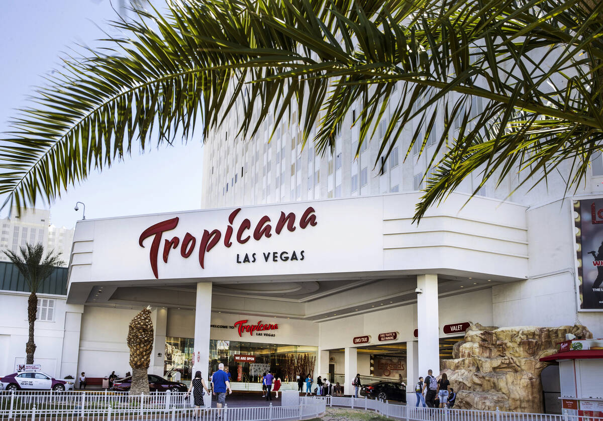 The Tropicana in Las Vegas. (L.E. Baskow/Las Vegas Review-Journal) @Left_Eye_Images