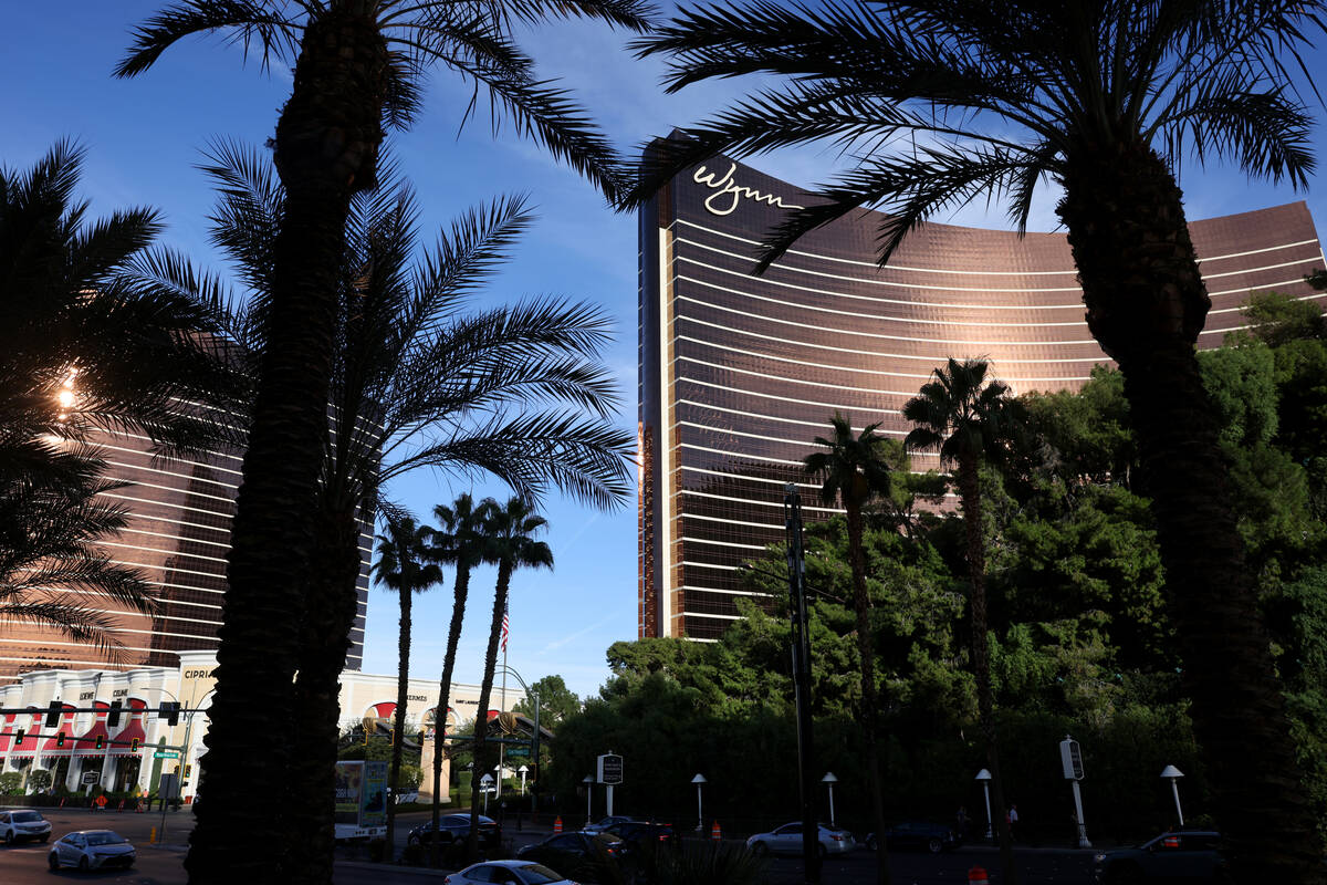 Wynn Las Vegas on the Strip in Las Vegas Monday, Oct. 31, 2022. Tilman Fertitta has acquired 6. ...