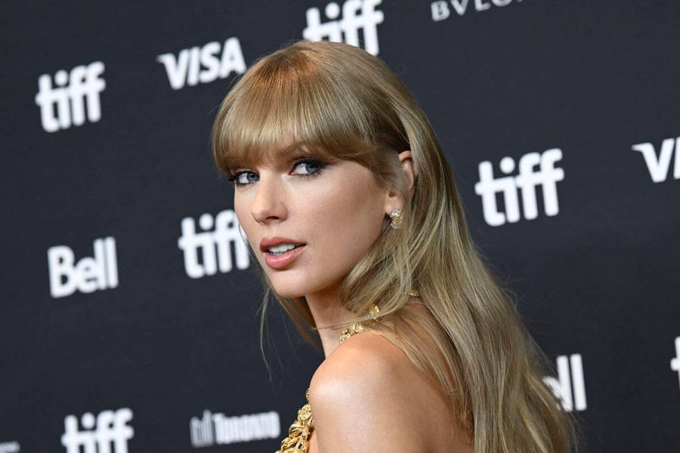 Taylor Swift attends an in conversation with Taylor Swift event on day two of the Toronto Inter ...