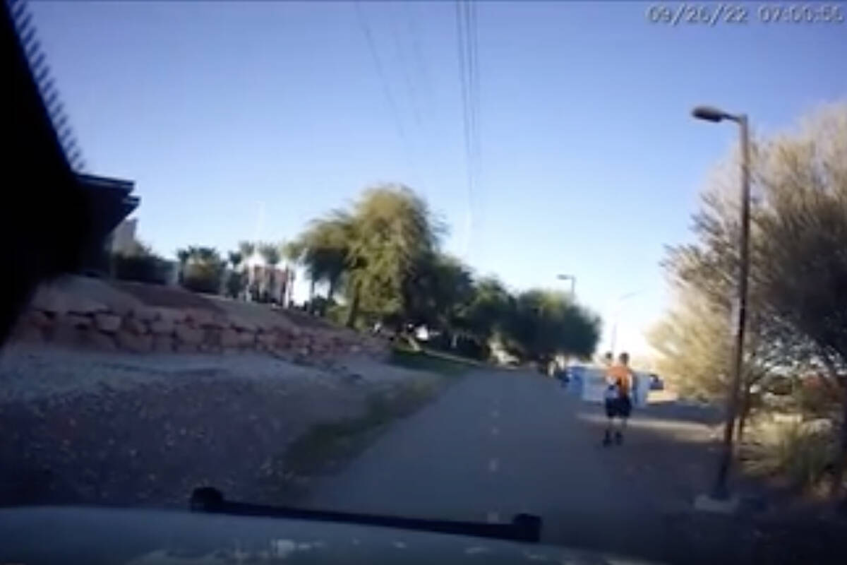 Henderson police released dash camera video from an officer-involved shooting that took place M ...