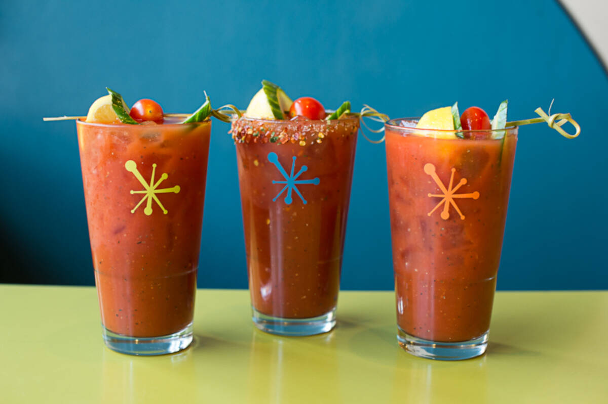 Bloody marys from Snooze A.M. Eatery, which is launching its first Las Vegas location on Dec. 7 ...