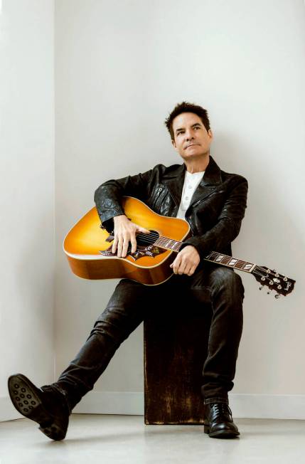 Pat Monahan with guitar, photographed at Studio B Portraits in Issaquah.(Brooke Clark/AM Gold p ...