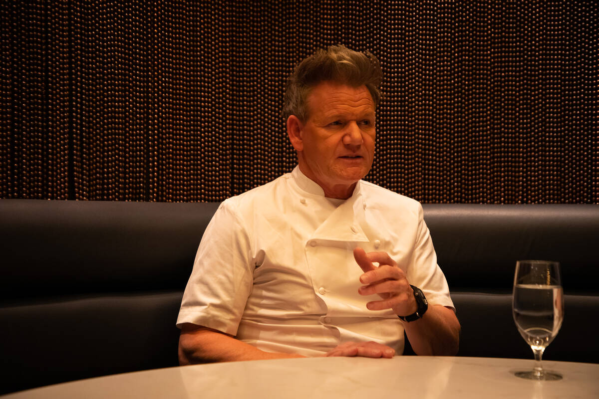 Chef Gordon Ramsay discusses his new Ramsay's Kitchen during a one-on-one chat with the Review- ...