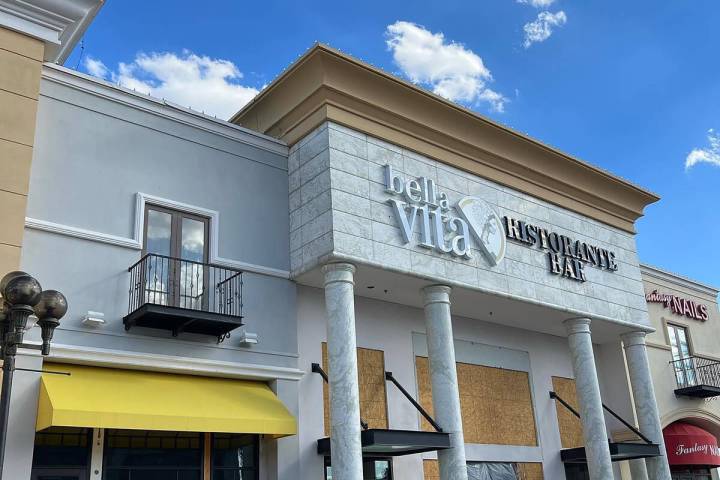 Bella Vita, a popular Las Vegas Italian restaurant, is opening a third location in Summerlin, w ...