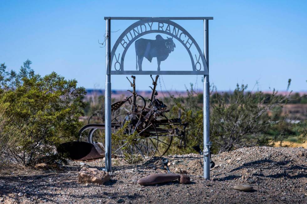 The Bundy Ranch in Bunkerville, Nevada, near the Gold Butte National Monument on Wednesday, Oct ...